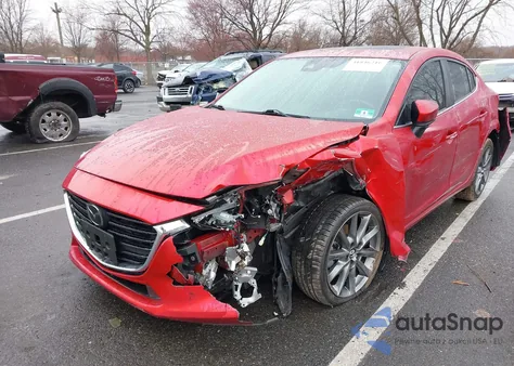 2018 Mazda Mazda3 Grand Touring from USA, damaged, VIN 3MZBN1W34JM202403